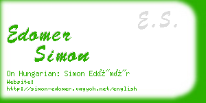 edomer simon business card